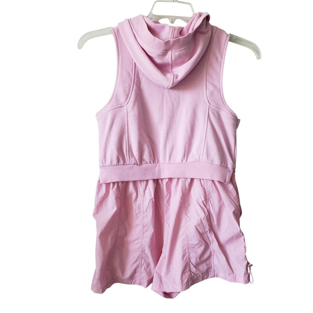NEW Gola x Anthropologie Direct Kick Twofer Preppy Soccer Romper Light Pink - Picture 4 of 13